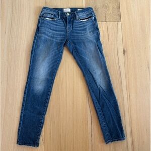 Frame Denim Le Garcon Jeans Style Riley Medium Wash Size 25